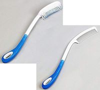 14 inch Body Care Long Handle Brush and Comb Set