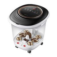 GQHZXCV Full utomatic Bath Foot Massage Heating Machine Cleanser Foot Spa Roller Electric Massager Bucket