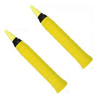 Kylin Express Set of 4Tennis Racket Squash Racquet,Comfortable overgrip,Anti-Slip,Yellow