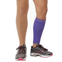 Zensah Calf/Shin Splint Compression Sleeve (singe sleeve), Purple, X-Small/Small