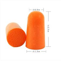 1100 Earplug SIMIHUI Anti-Noise Elastic Anti-Jamming Earplugs (100 Pair)