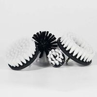 Drill Brush White 4pcs/sets soft Power Scrubber Brush Electric Power Scrub Cleaning Kit Clean for leather sofas
