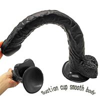 Stkuoo 15.74inch Long and Realistic D'ildo Health and Safety Massage Stick with Super Suction Cup Toys