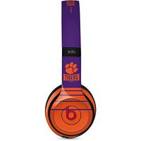 Skinit Decal Audio Skin for Beats Solo 2 Wireless - Officially Licensed College Tigers Clemson Design