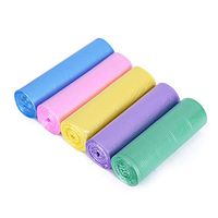 LIGHTONLINE 150 Counts 5 Rolls Small Trash Bags 4 Gallon Garbage Bags Strong Small Trash can Bags for Home, Office, Bathroom,Kitchen,Colored