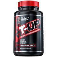 Nutrex Research T-Up | Natural Testosterone Booster with D-Aspartic Acid, Zinc, B6, B12 | 120 Capsules