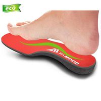 High Arch Support Inserts Plantar Fasciitis Orthotic Insoles for Flat Feet Pronation Replacement Insoles for Women and Men Shoes Soft Cushion Pad Against Foot Pain