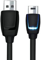 dreamGEAR - PS4 LED Charge Cable for DualShock4 Controllers - LEDs Indicate When Charging and Charged