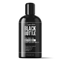 Antifungal Soap w/ Tea Tree Oil & Active Ingredient Proven Clinically Effective for Jock Itch, Athletes Foot, Ringworm Treatment - Signature Black Bottle Body Wash - 9 oz. (3pk)