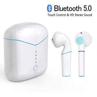Bluetooth Headset 5.0, Wireless Headset P20-TWS Mini Headset, 3D Surround Sound Sports Headset with Charging Box Microphone for iOS and Android Huawei Samsung iPad Sony HTC