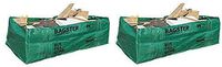 BAGSTER 3CUYD Dumpster in a Bag, Green (Pack of 2)