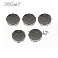 DBTLAP 5pcs/Pack 3.6V LIR2450 Rechargeable Batteries 120mAh 500 Times Recycling Lithium Coin Cell Button Battery Replaced CR2450