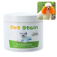 Acamifashion 100ml Cat Dog Professional Pet Stain Anti Allergic Hair Dye Cream Coloring Agent Samba Orange
