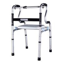 Folding Lightweight Aluminium Walking Frame Walker Adjustable Height Mobility Aid Medical Equipment Fauay