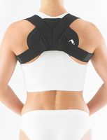 Neo G Light Clavicle Support - for Discreat & Comfortable Posture Alignment, Pain Relief, Muscular Aches, Rehab - Fully Adjustable - Class 1 Medical Device – Medium - Black