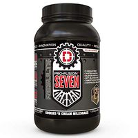 PRO Fusion 7 Sustained Release Protein- High Protein Meal Replacement Enhanced with MCT Oil (Cookies 'n Cream Milkshake)