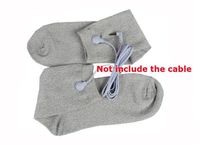 5 Pairs Silver Conductive Massage Socks for Tens/Ems Machines to Stimulate Blood Circulation