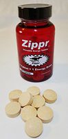 Zippr Energy Tablets (Zipper Energy Tablets) Chewable Supplements for Active Jitter Free Power Strength Vitality 175mg Caffeine per Tablet 1 Tablet = 1 Energy Drink
