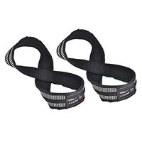 Aosiyp Wrist Strap, 1 Pair Figure 8 Weight Lifting Straps Dead Lift Wrist Strap for Pull-ups Horizontal Bar Powerlifting Gym Fitness Bodybuilding Equipment (S)