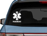 StickerLoaf Brand STAR of LIFE PARAMEDIC car truck Laptop Decal Sticker decals sticker Firefighter medic EMT EMS Rescue Fire ccemtp Critical Care