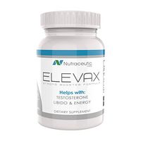 ELEVAX - Premium Testosterone, Libido & Energy Booster – Test Natural Formula, High Potency and Bioavailability, Increase Endurance & Virility – Develop Lean Muscle, Lose Belly Fat – 90 caps
