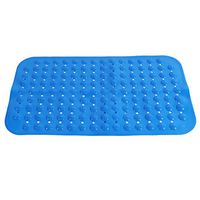 RedSonics(TM) Bathroom Products Non-slip Bath Mat Shower Bath Foot Massage PVC Bathroom Toilet Mats with Suction Cups[ Blue ]