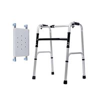 MANO HOME walker III- The Elderly Walking Aid Four Legs Walking Stick Disabled Walking Aid The Elderly Bath Chair with Wheels Walking Aid (Color : C)