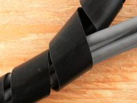 Black 3/4 Inch Polyethylene Spiral Wrap - 10 Foot