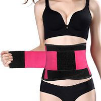 Lumbar Back Brace for Lower Back Pain and Lumbar Pain Relief - Double Pull Compression Waist Trainer with 2 Adjustable Belt, Lumbar Support Back Brace for Men and Women (Pink, X-Large)