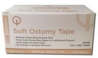 Ostomy Adhesive Strips - Soft Silicone Gel Strips Covers Hard Edges to Even Out Skin Surfaces - (1.6in x 180in)