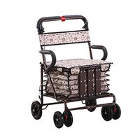 GY Walker Foldable Lightweight Portable Trolley Assisted Walking Shopping Basket with Wheels Medical Supplies (Color : B)