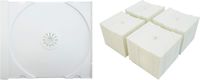 100 Solid White Colored Replacement CD Trays / Inserts for CD Jewel Boxes! #CDIR80SW- Fits any standard size 10mm Jewel Box!