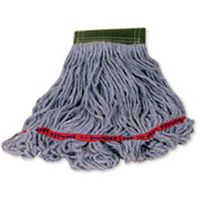 Medium Swinger Loop Wet Cotton/Synthetic Mop Heads in Blue