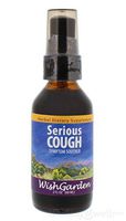 WishGarden Herbs - Serious Cough, Organic Herbal Cough Suppressant Supplement, Soothes and Calms Common Throat and bronchial Irritation (2 oz)