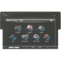 POWER ACOUSTIK PD-710B 7" Single-DIN In-Dash TFT/LCD Touchscreen DVD Receiver (With Bluetooth(R))