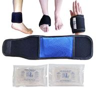3" x 5" Extra Small Mini Hot and Cold Therapy Compress Gel Wrap Plantar Fasciitis Foot Arch Pain Achilles Tendon Kids Children Elbow Wrist (2)