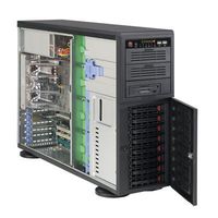 Supermicro - CSE-743TQ-865B-SQ - Supermicro SC743TQ-865B-SQ Chassis - 4U - Rack-mountable - 11 Bays - 865W - Black
