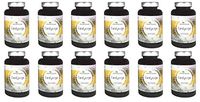 Organic Cordyceps by Aloha Medicinals - Certified Organic Medicinal Mushrooms, Supports Energy and Stamina - 525mg - 12 Bottles of 90 Vegetarian Capsules