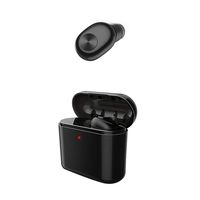 Fashion BL1 Portable Wireless Bluetooth 4.2 Ear Bud Rechargeable Earphones Headphones - Black