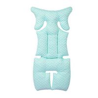 Ugthe Baby Accessories Baby Infant Stroller Cover Mat Wavy Stripe Print Soft Thick Pushchair Cushion - Blue