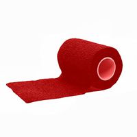 YYF Self Adherent Wrap Tape Vet Bulk 4" Stick Bandage Self Grip Roll Stretchable Bandage Wrap Vet Tape 4" Inches x 15' Feet (6 Rolls,12 Rolls,18 Rolls,24 Rolls,Single Roll)