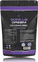 Gorilla Dream Premium Sleep Aid - Nootropic Infused Comprehensive Sleep & Recovery Supplement - GABA, Melatonin, Valerian Root, Magnesium, L-Theanine, Mucuna Pruriens Extract & More - 99 Capsules