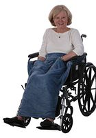 Granny Jo Products Lightweight Wheelchair Blanket, Wedgwood Blue