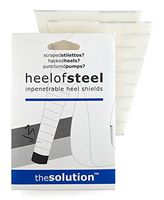 Fashion First Aid Heel of Steel: Impenetrable Heel Shields for High Heels, 1 Pair, Clear - Spring Weddings