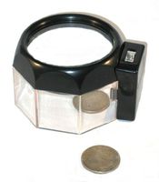 3.5X, ILLUMINATED 5' DIAMETER DOME MAGNIFIER