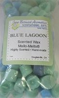 Blue Lagoon Scented Hand Made Candle Wax Tart Melts for All Candle and Electric Oil Warmers_4 Oz Bag-by Jane Bernard