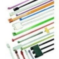 Hellermann Tyton T50I0C2 Standard Cable Tie, 12" Long, 50lb Tensile Strength, PA66, Black (Pack of 100)