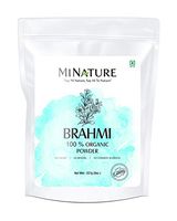 mi nature Organic Brahmi Leaves Powder (Bacopa Monnieri) - 227 g / 8 OZ / 1/2 lb | 100% Natural & Pure Hair Conditioner | Vegan