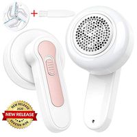 Peakally Lint Remover for Clothes,Portable Electric Fabric Defuzzer for Furniture Upholstery Couch,Rechargeable Fabric Remover,Sweater Fuzz Pills Clothing Remover with Extra 3D-Rotary Blades&Brush