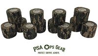 Scout Camo Tape – Self-Stick Cohesive Wrap – Multi-Purpose Tape (12-Pack)